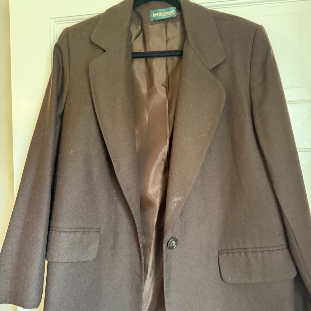 Harve Benard Chocolate Brown Blazer